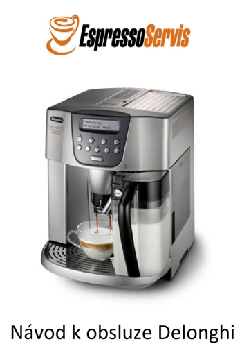 Obrázek z Návod k obsluze Delonghi Pronto Capuccinno 4500 CZ - zdarma 
