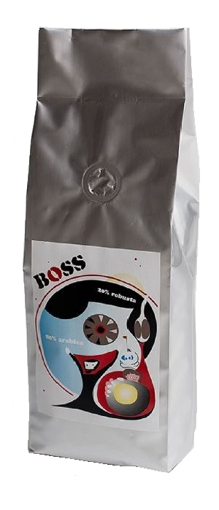 Obrázek z EspressoServis BOSS Zrnková čerstvě pražená káva 250g 