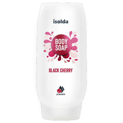 Obrázek z ISOLDA Black cherry body soap 550 ml, CLICK&GO! 