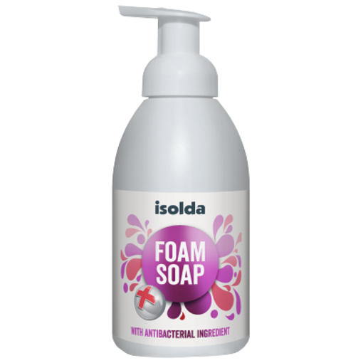 Obrázek z ISOLDA Pěnové mýdlo s antibakteriální přísadou 500 ml 