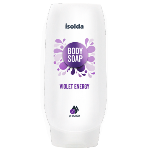 Obrázek z ISOLDA Violet energy tělové mýdlo 500 ml, CLICK&GO! 