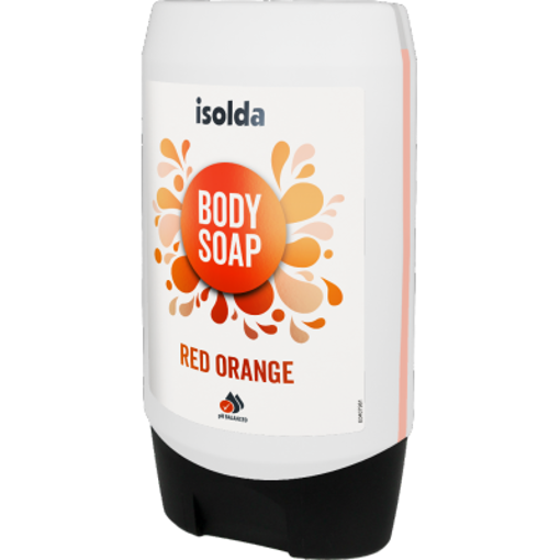 Obrázek z ISOLDA Red orange body soap 350 ml, CLICK&GO! 