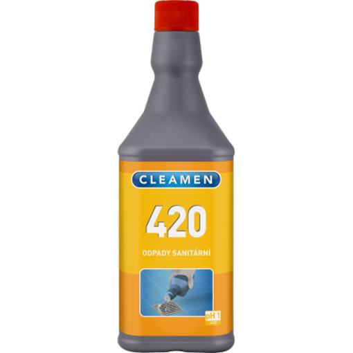 Obrázek z CLEAMEN 420 odpady kyselé 1l 