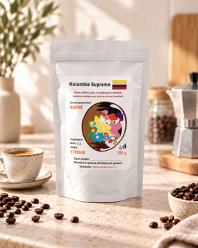 Obrázek Kolumbie Supremo 100 % Arabica 200 g